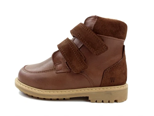 Wheat vinterstøvle dry clay med velcro og TEX